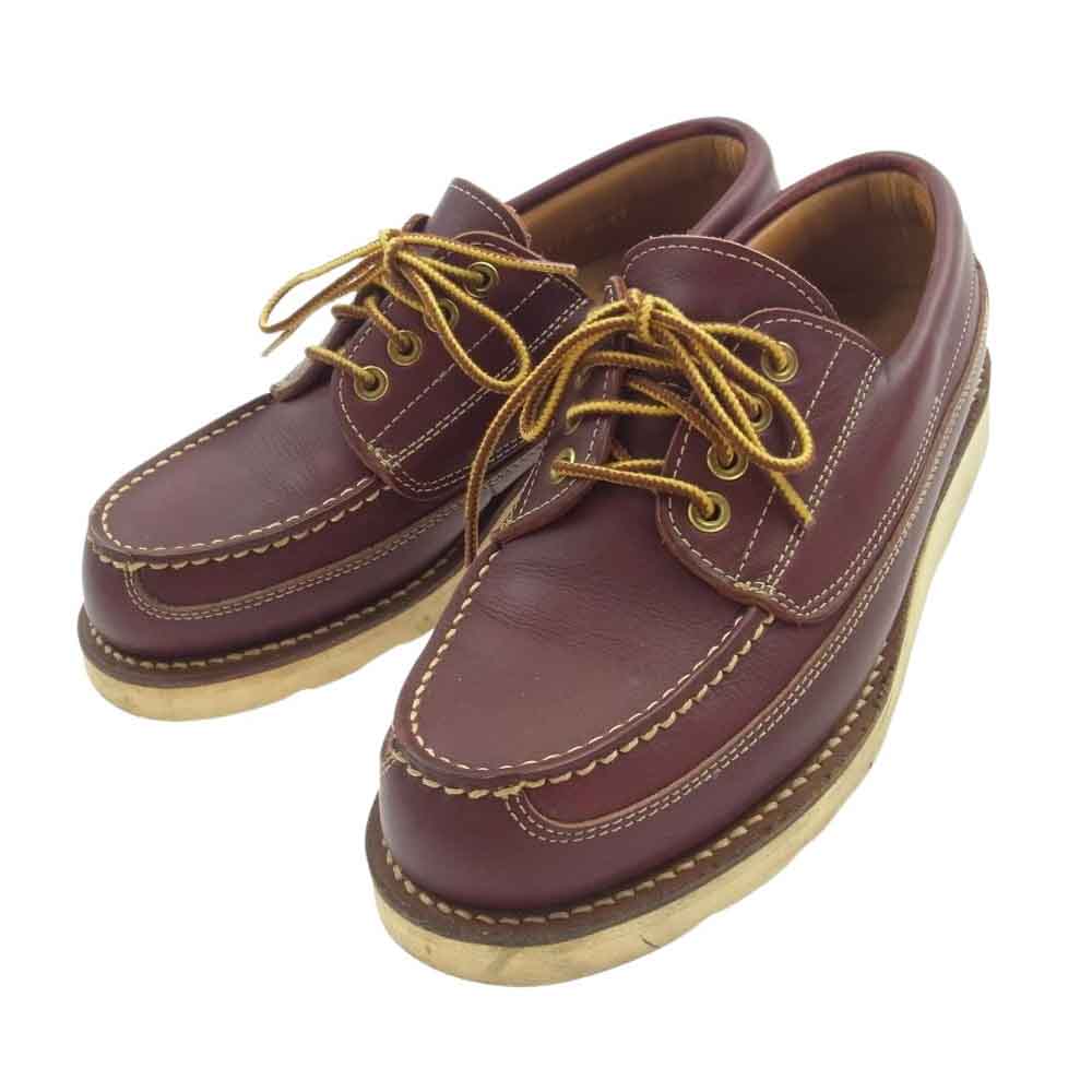 Danner ダナー D-4111 モックトゥ デッキシューズ ローカット ワークブーツ ブラウン系 25cm【中古】