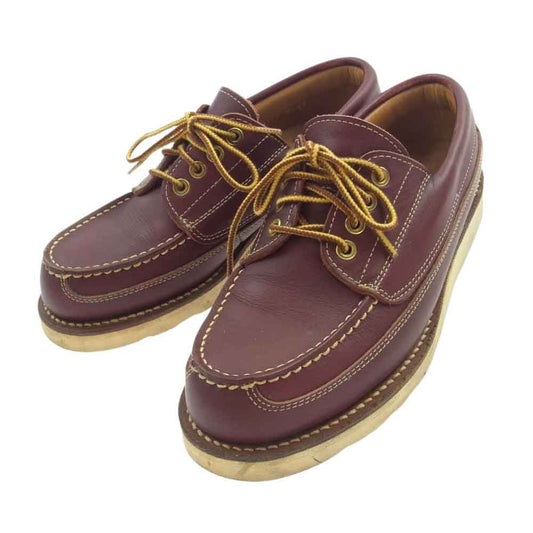 Danner ダナー D-4111 モックトゥ デッキシューズ ローカット ワークブーツ ブラウン系 25cm【中古】