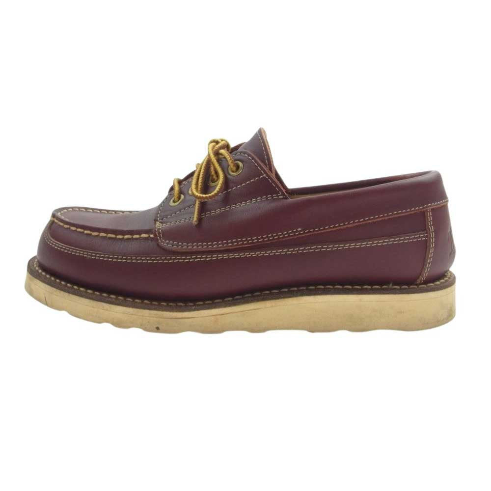 Danner ダナー D-4111 モックトゥ デッキシューズ ローカット ワークブーツ ブラウン系 25cm【中古】