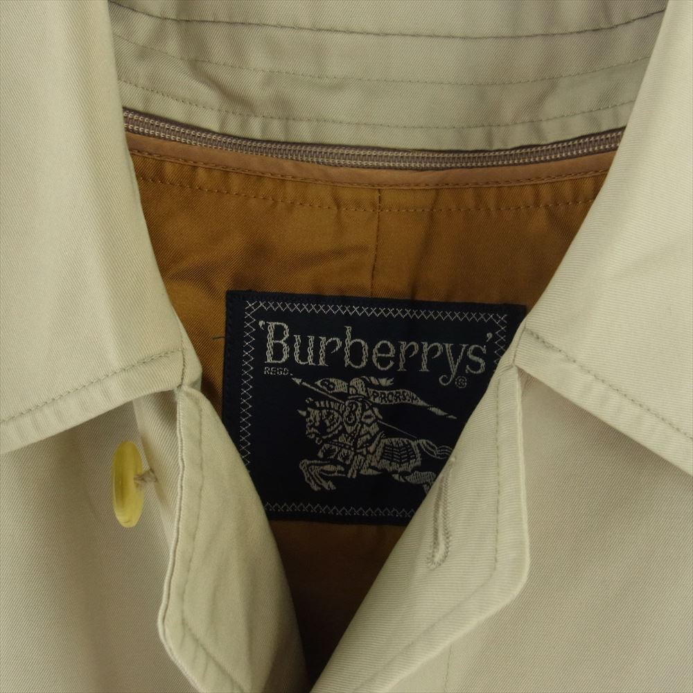 BURBERRY バーバリー BBB55 BURBERRYS バーバリーズ ステンカラー コート ノヴァチェック ライナー付 ベージュ系 表記サイズ無【中古】