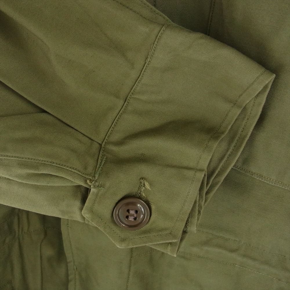 アメリカ軍 40s 1945年契約品 M1943 フィールド ミリタリー ジャケット カーキ系 36【中古】