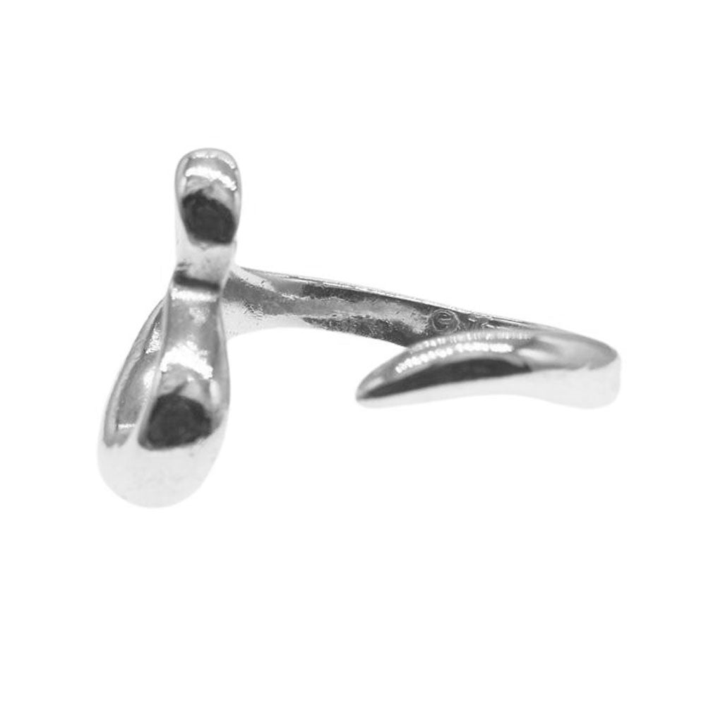 TIFFANY&Co. ティファニー Vintage ヴィンテージ エルサ ペレッティ オープン ハート シルバー リング SILVE925 SV シルバー系 12号【中古】