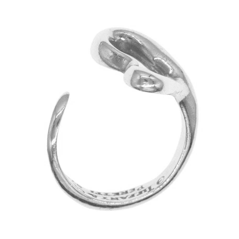 TIFFANY&Co. ティファニー Vintage ヴィンテージ エルサ ペレッティ オープン ハート シルバー リング SILVE925 SV シルバー系 12号【中古】