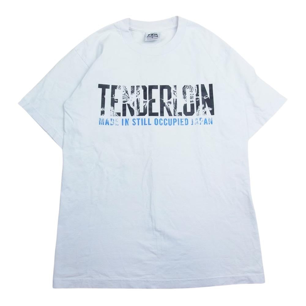 TENDERLOIN テンダーロイン T-TEE QB MADE IN STILL OCCUPIED JAPAN ボルネオスカル プリント 半袖 Tシャツ ホワイト系 M【中古】