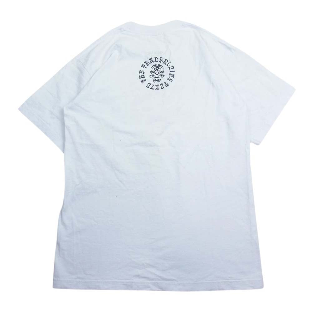 TENDERLOIN テンダーロイン T-TEE QB MADE IN STILL OCCUPIED JAPAN ボルネオスカル プリント 半袖 Tシャツ ホワイト系 M【中古】