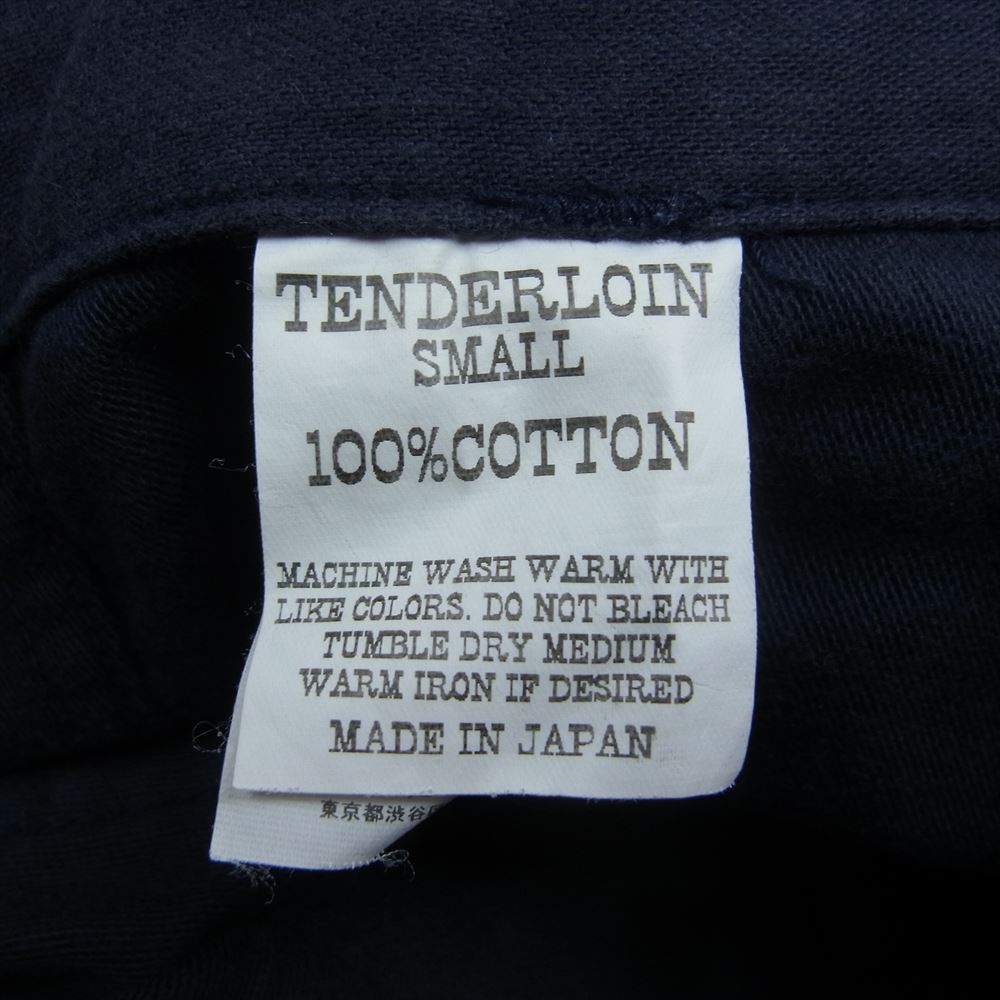 TENDERLOIN テンダーロイン T-ARMY SHORTS F アーミー ショーツ NAVY ネイビー系 S【中古】