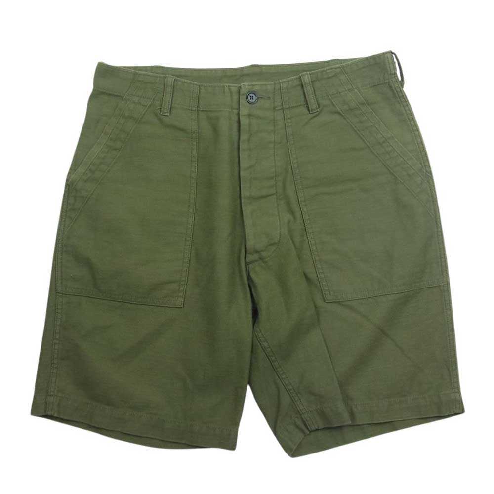 TENDERLOIN テンダーロイン T-ARMY SHORTS F アーミー ショーツ OLIVE オリーブ系 S【中古】