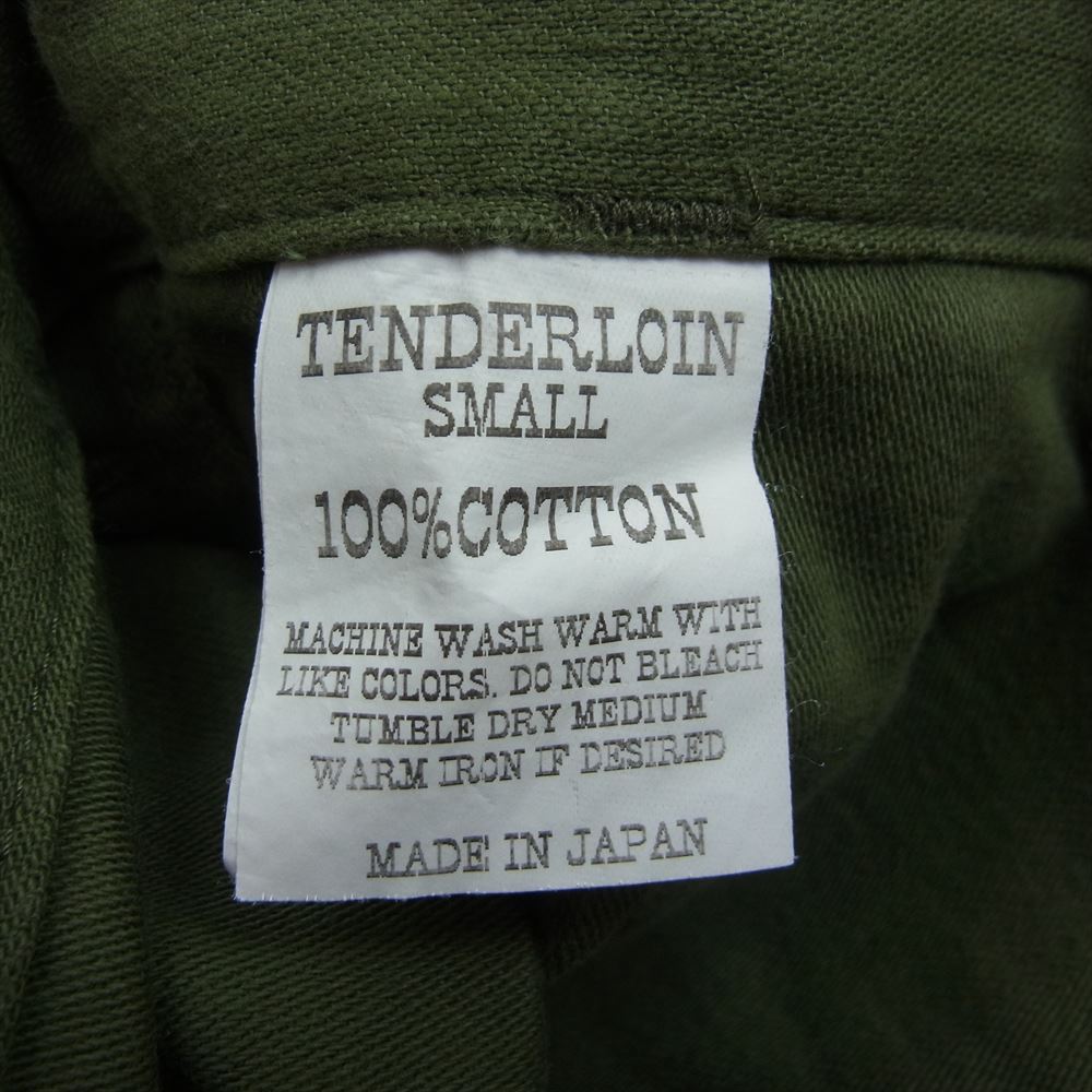 TENDERLOIN テンダーロイン T-ARMY SHORTS F アーミー ショーツ OLIVE オリーブ系 S【中古】