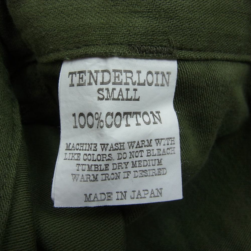 TENDERLOIN テンダーロイン T-ARMY SHORTS F アーミー ショーツ OLIVE オリーブ系 S【中古】