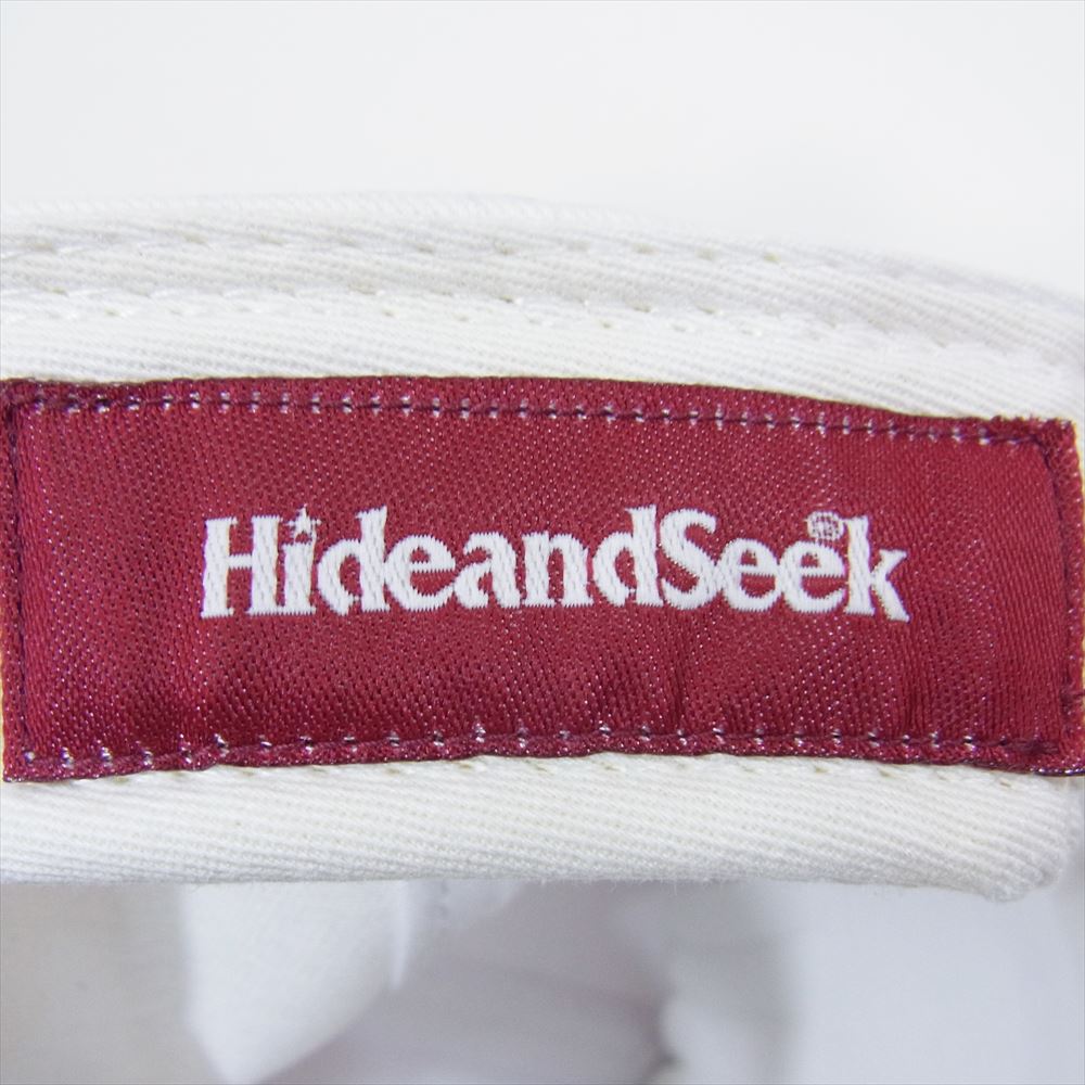 HideandSeek ハイドアンドシーク ONE OZ Baseball CAP ベースボール キャップ ホワイト系【中古】
