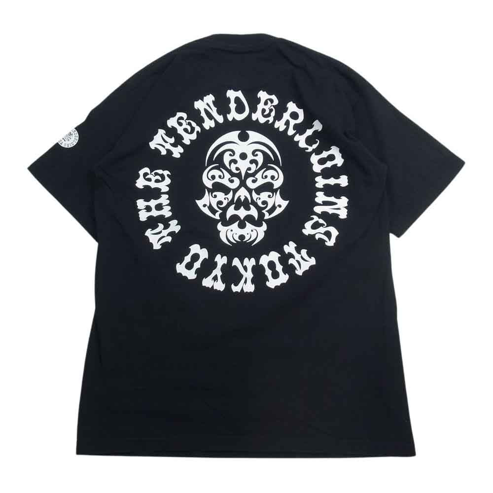 TENDERLOIN テンダーロイン T-TEE BS ボルネオスカル プリント 半袖 Tシャツ ブラック系 M【中古】
