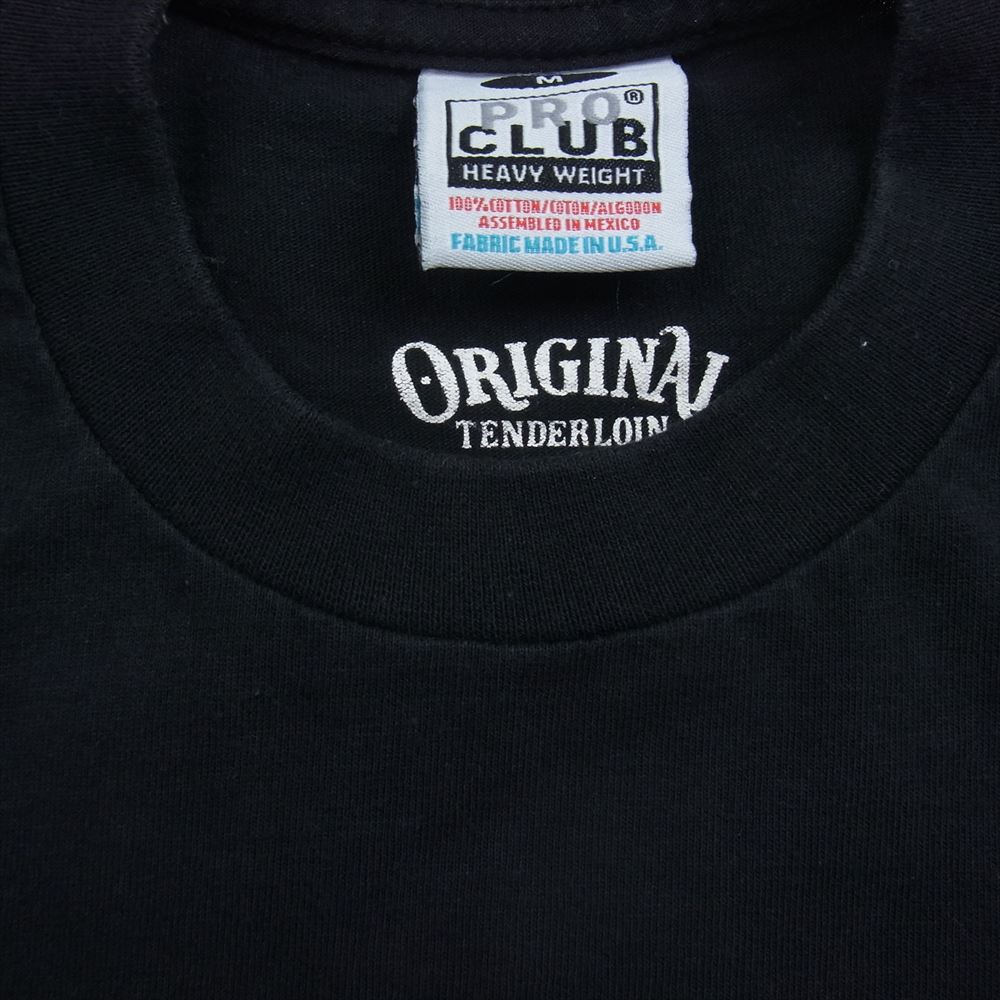 TENDERLOIN テンダーロイン T-TEE BS ボルネオスカル プリント 半袖 Tシャツ ブラック系 M【中古】