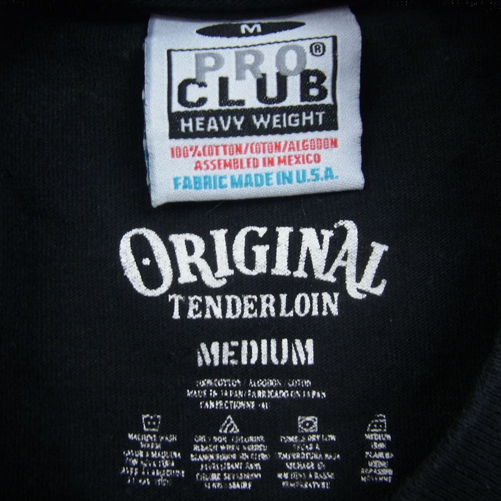 TENDERLOIN テンダーロイン T-TEE BS ボルネオスカル プリント 半袖 Tシャツ ブラック系 M【中古】