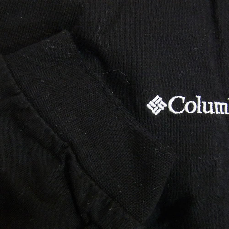 Columbia コロンビア PM0342 チャティー ピーク ロゴ 長袖 Tシャツ ブラック系 L【中古】