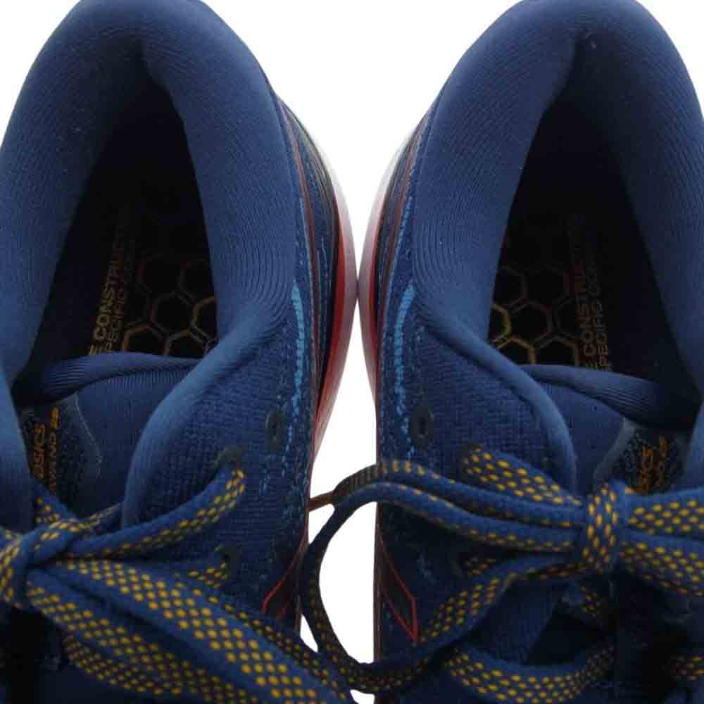 asics アシックス 1011B440-401 Gel-Kayano 29 ゲルカヤノ 29 スニーカー ネイビー系 オレンジ系 27cm【中古】