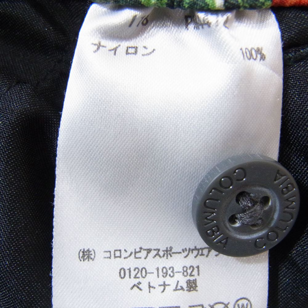 Columbia コロンビア PM4472 　 総柄 ハーフパンツ ショーツ ベルト付き グリーン系 M【中古】