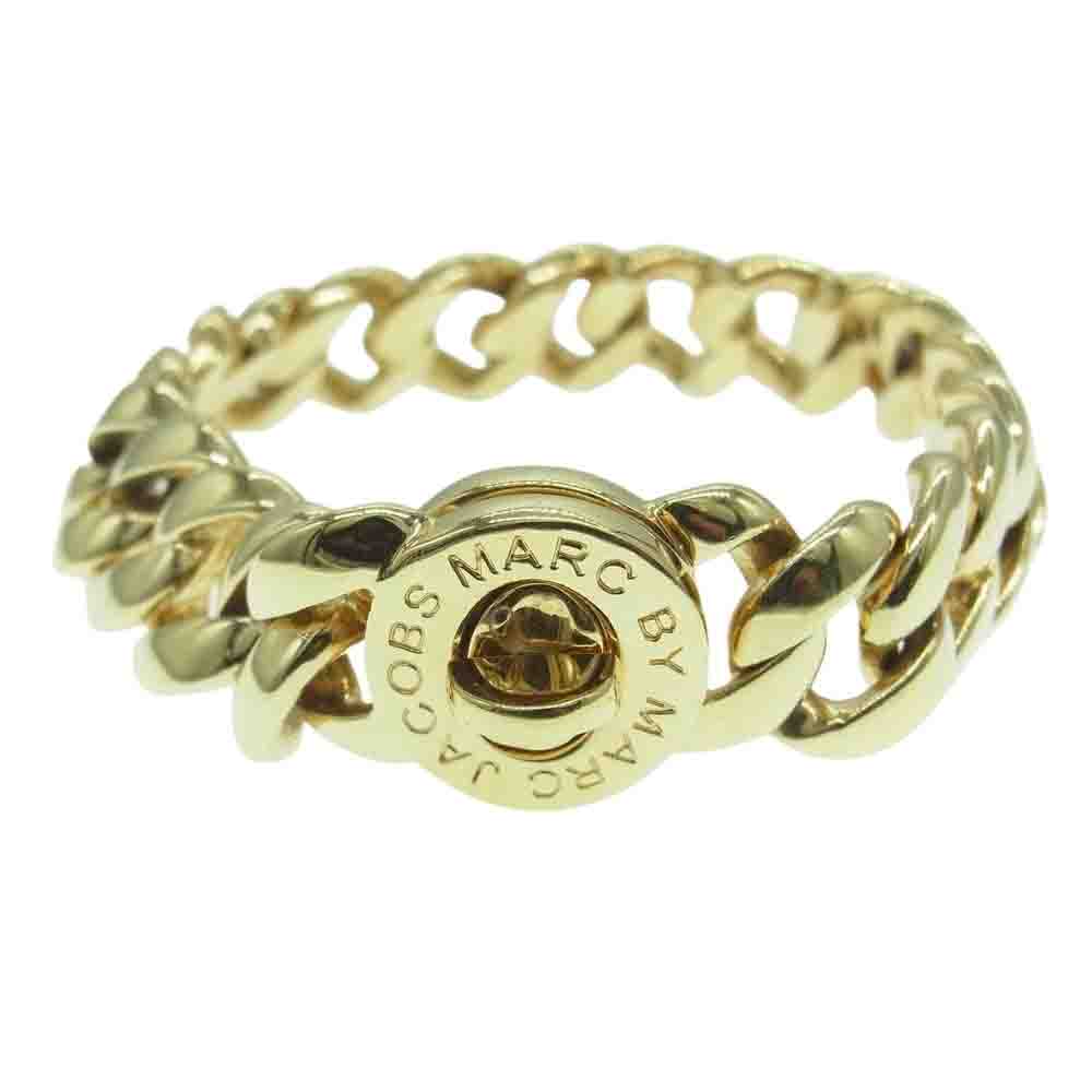 MARC BY MARC JACOBS マークバイマークジェイコブス チェーン ブレスレット ゴールド系【中古】