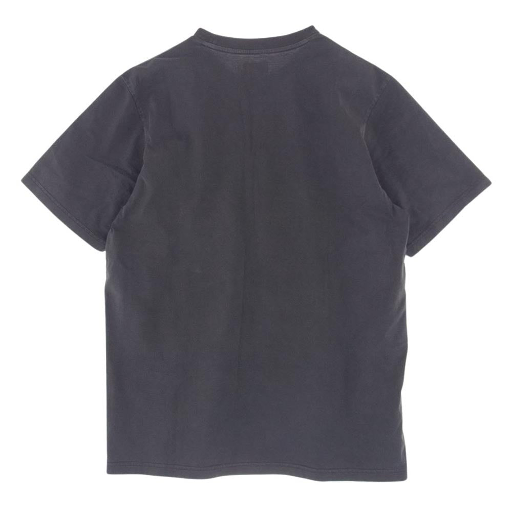 Supreme シュプリーム 20SS  Overdyed Pocket Tee オーバーダイ ポケット ロゴ刺繍 半袖 Tシャツ グレー系 L【極上美品】【中古】