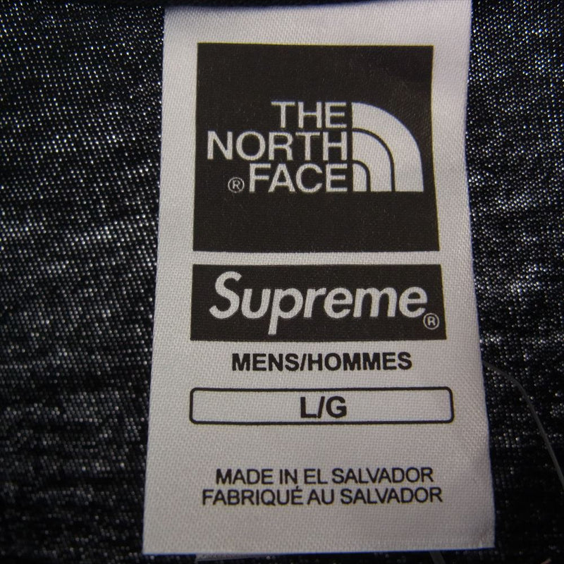 Supreme シュプリーム 18AW × The North Face Expedition S/S Tee ノースフェイス 半袖 プリント Tシャツ ブラック系 L【極上美品】【中古】