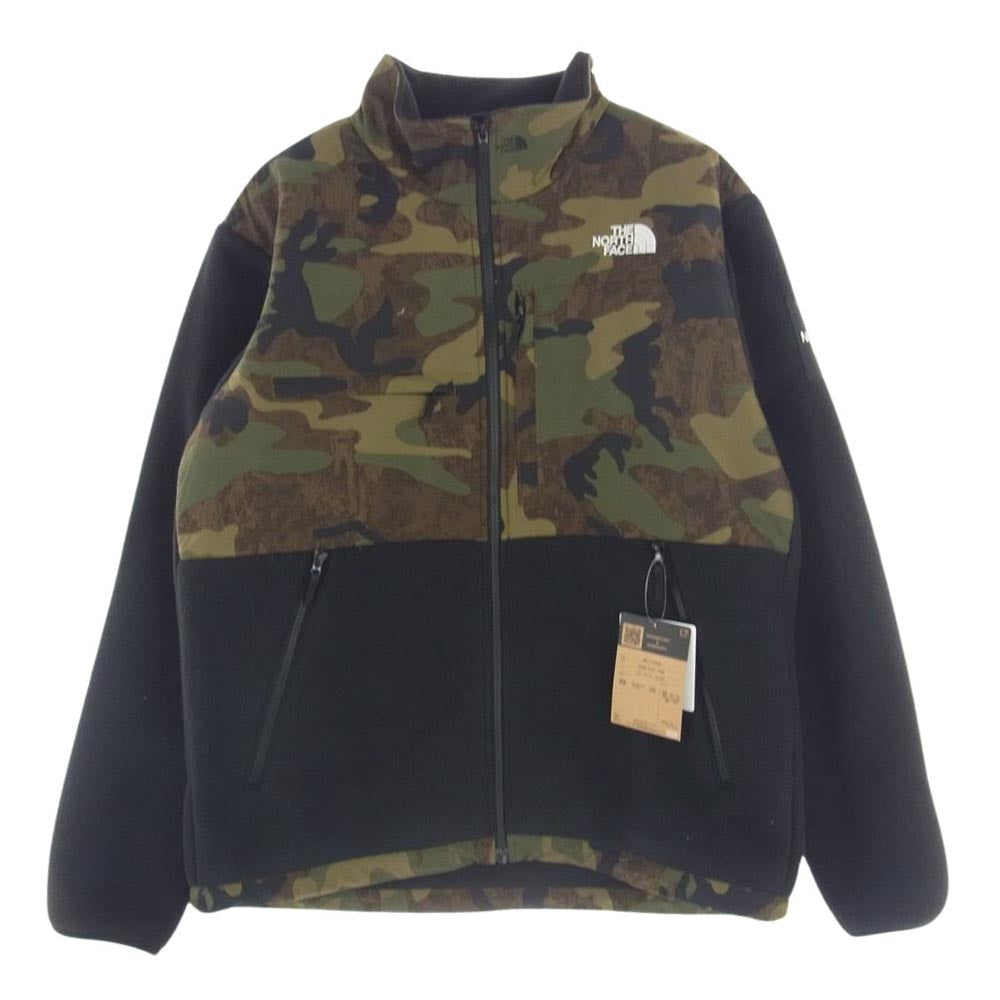 THE NORTH FACE ノースフェイス NA12230R  Novelty Denali Jacket ノベルティ デナリ ジャケット カモフラ 迷彩 ブラック系 カーキ系 XL【美品】【中古】