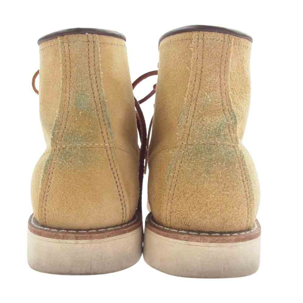 RED WING レッドウィング 8833 6 INCH CLASSIC MOC TOE モックトゥ ブーツ スエード ベージュ系 US8D【中古】