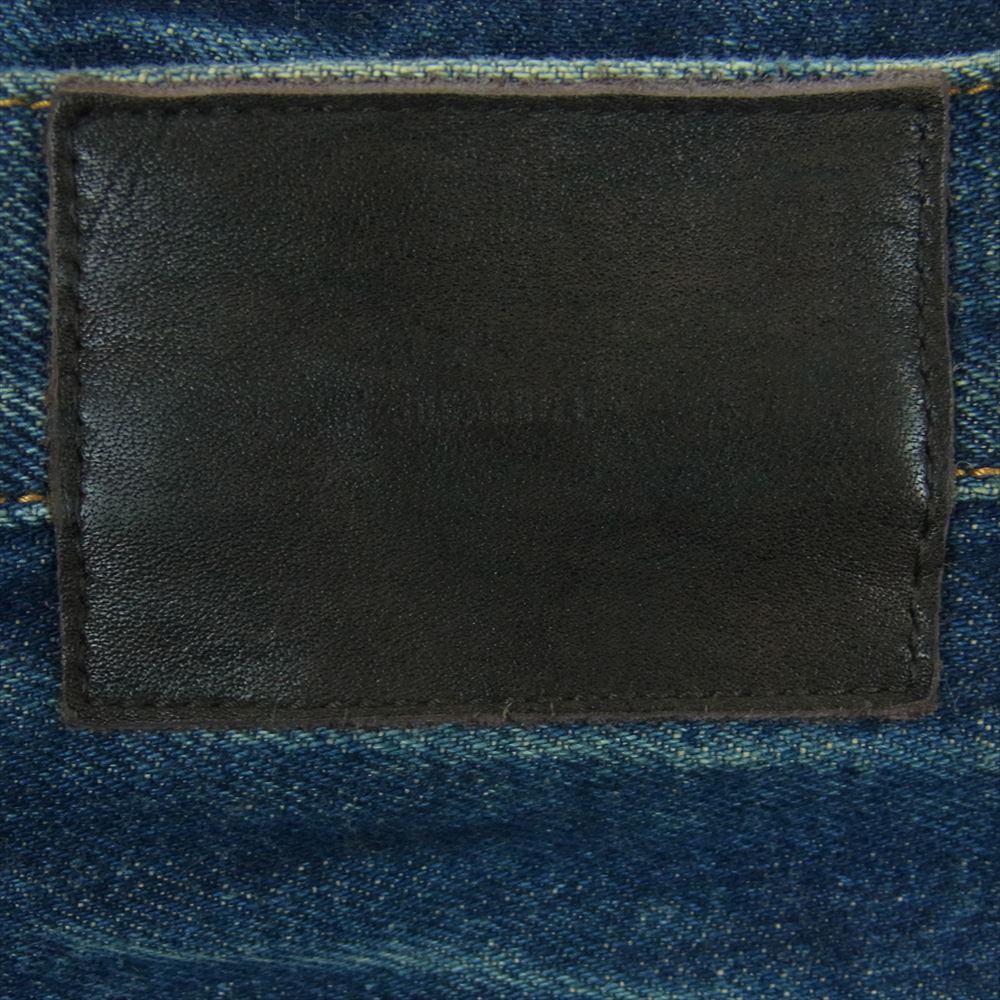 シュガーヒル 22AWPT03 MUSTY FADED CLASSIC DENIM PANTS フェード加工 デニム パンツ ジーンズ インディゴブルー系 32【中古】
