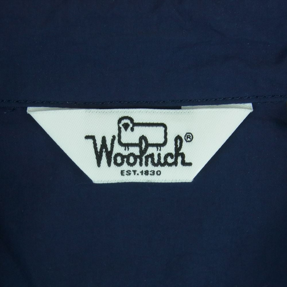 WOOLRICH ウールリッチ NOCAM1801 ナイロン TALON製ジップ ジップアップ ジャケット ダークネイビー系 S【中古】