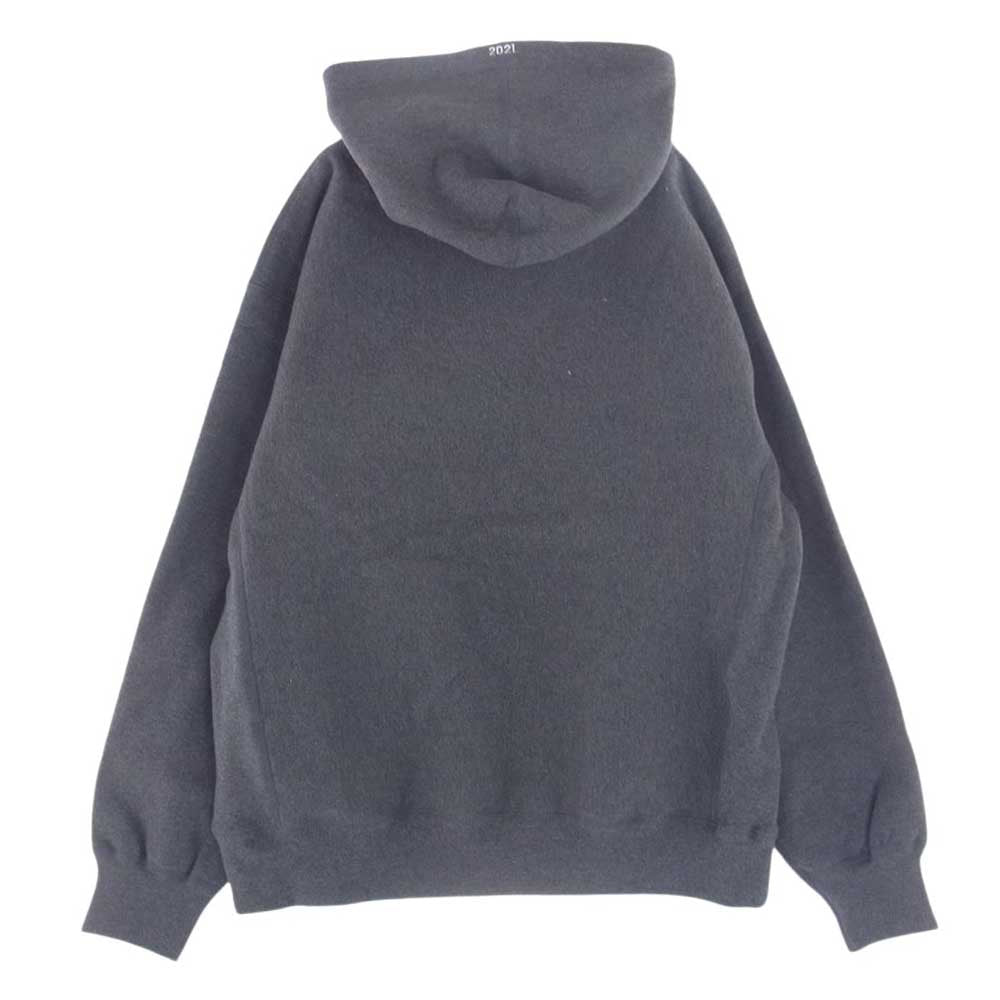 Supreme シュプリーム 21AW  Box Logo Hooded Sweatshirt ボックス ロゴ フーデッド スウェット シャツ パーカー グレー系 M【極上美品】【中古】