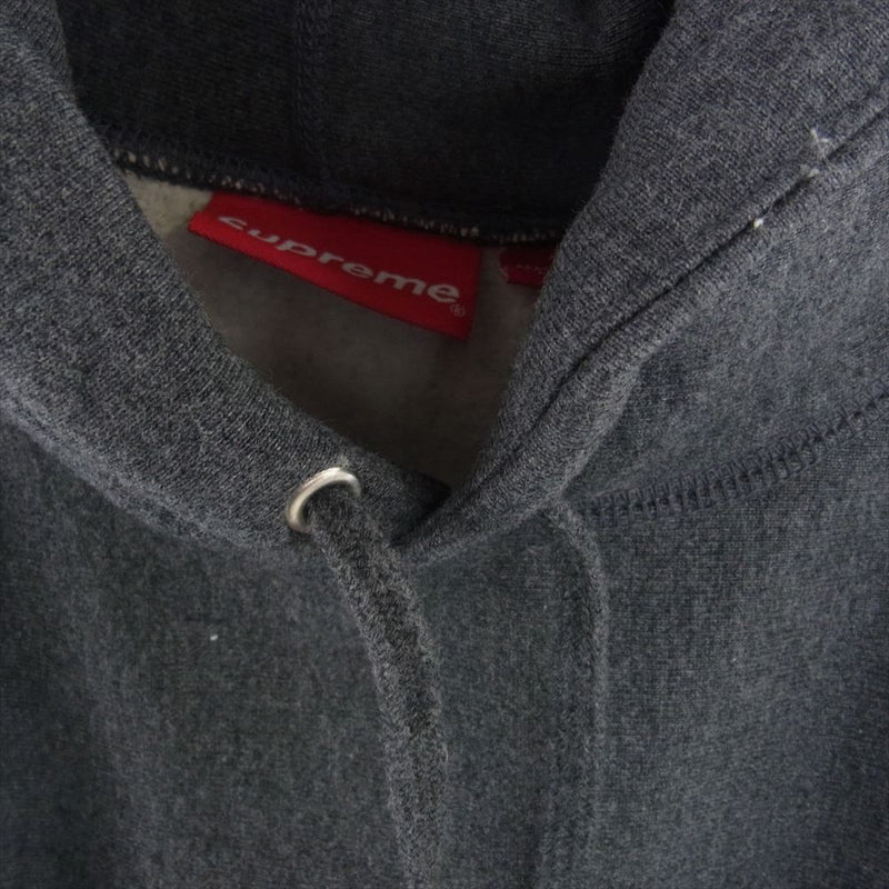 Supreme シュプリーム 21AW  Box Logo Hooded Sweatshirt ボックス ロゴ フーデッド スウェット シャツ パーカー グレー系 M【極上美品】【中古】