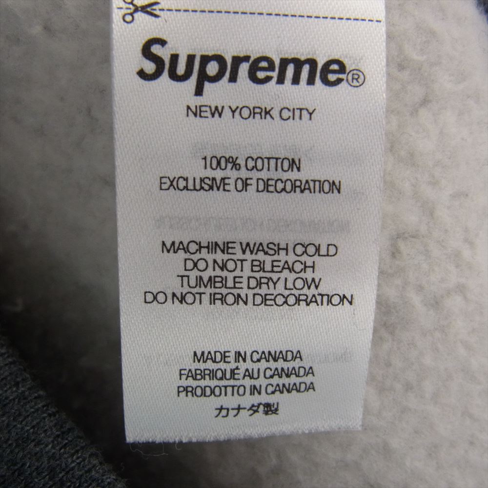 Supreme シュプリーム 21AW  Box Logo Hooded Sweatshirt ボックス ロゴ フーデッド スウェット シャツ パーカー グレー系 M【極上美品】【中古】