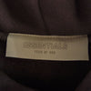 FEAR OF GOD フィアオブゴッド ESSENTIALS エッセンシャルズ ロゴ フーディー パーカー ブラウン系 M【中古】