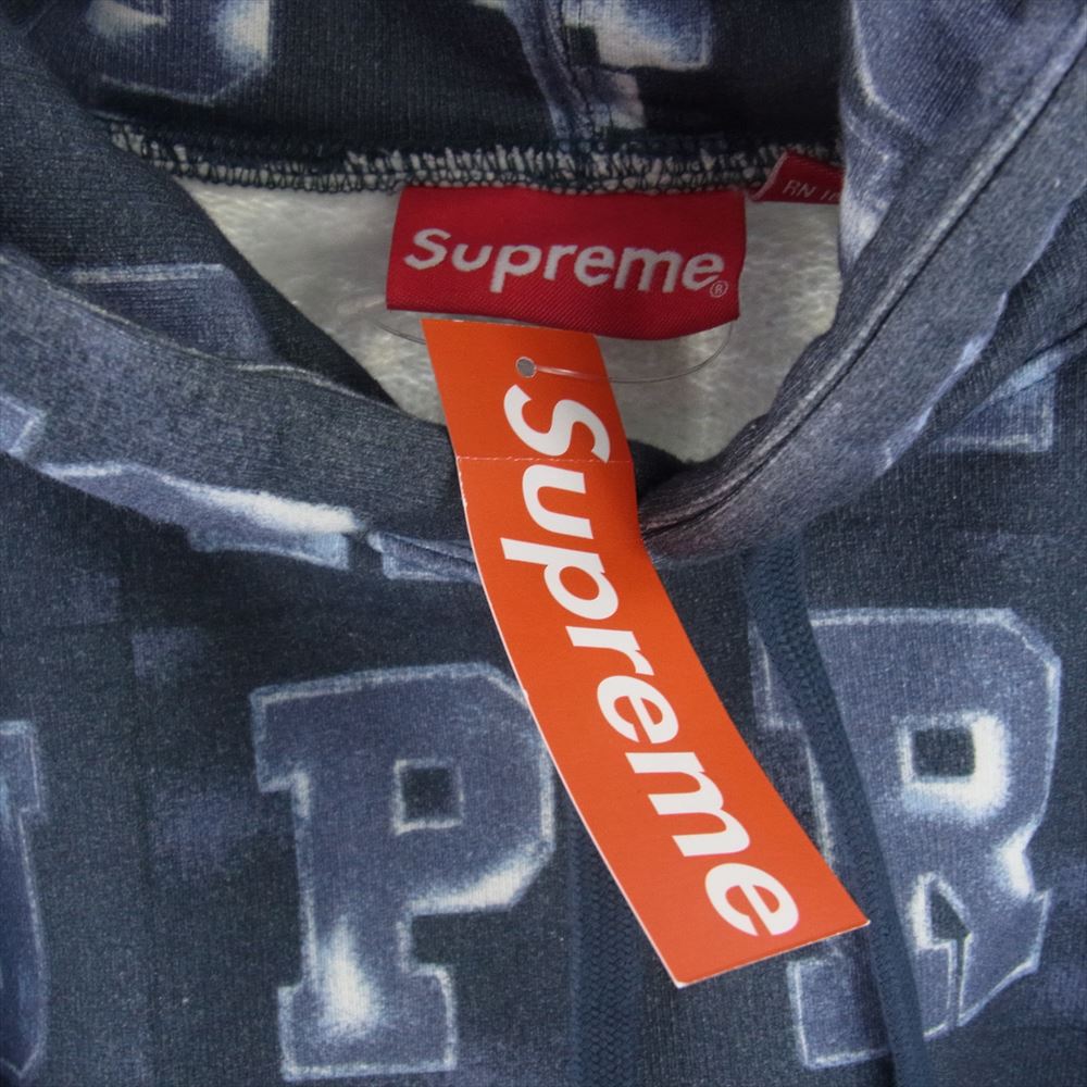 Supreme シュプリーム 20AW Blocks Hooded Sweatshirt ブロックス フーデッド スウェットシャツ パーカー M【極上美品】【中古】