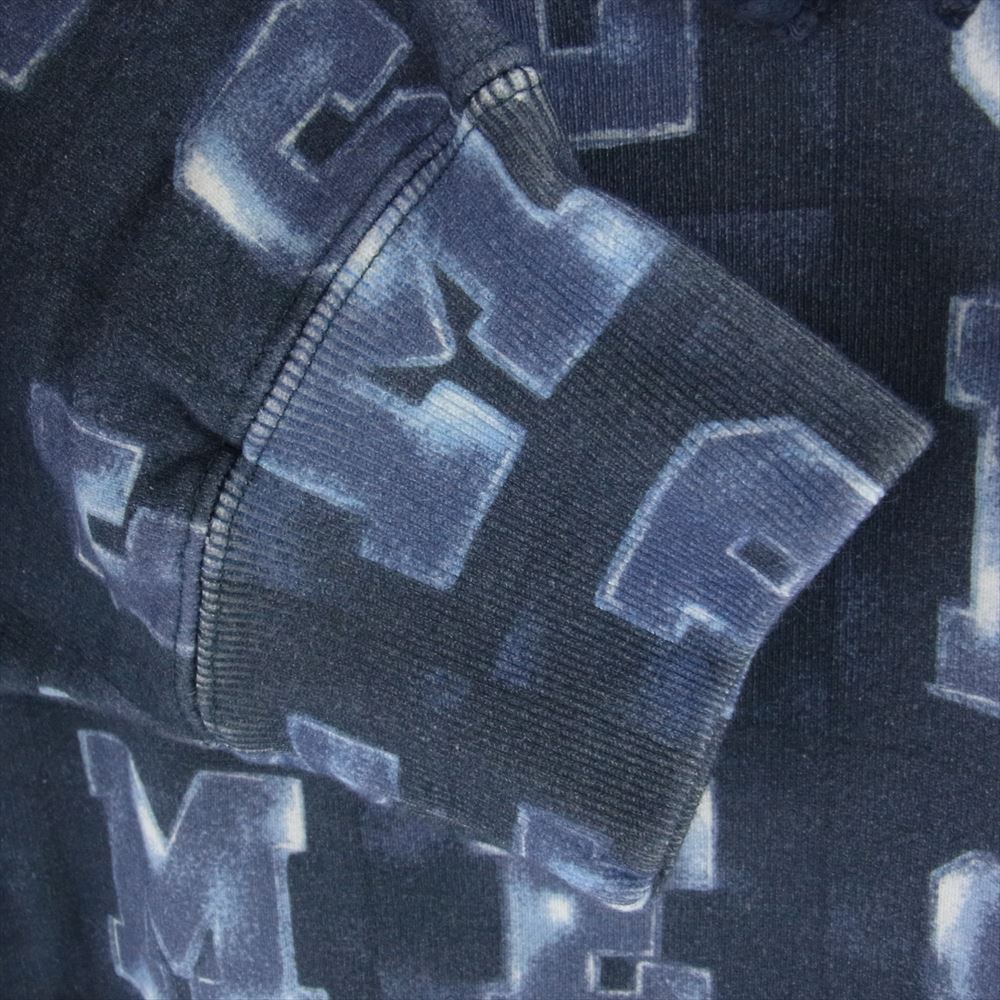 Supreme シュプリーム 20AW Blocks Hooded Sweatshirt ブロックス フーデッド スウェットシャツ パーカー M【極上美品】【中古】