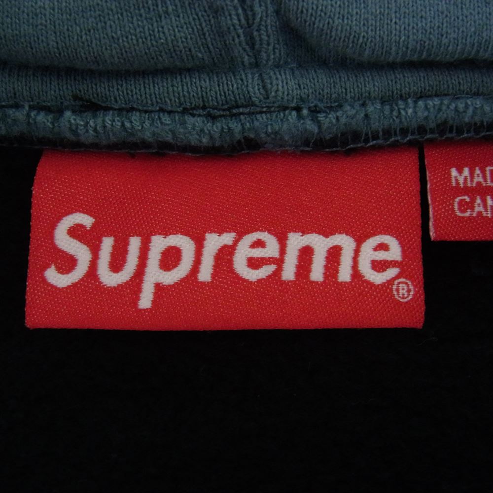 Supreme シュプリーム 18SS Jet Sleeve Zip Up Hooded Sweatshirt ジェットスリーブ ジップアップ フーデッド スウェットシャツ パーカー ブラック系 M【極上美品】【中古】