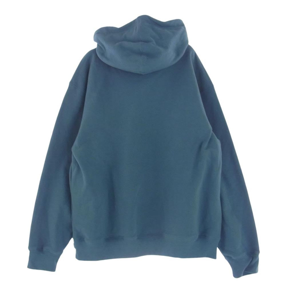 Supreme シュプリーム 21AW  Shine Hooded Sweatshirt シャイン フーディー スウェットシャツ パーカー  スレート L【極上美品】【中古】