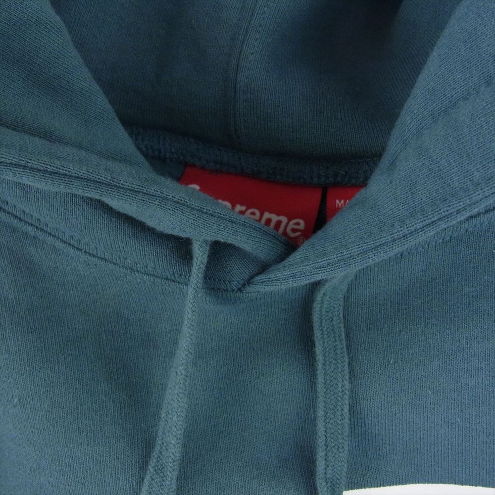 Supreme シュプリーム 21AW  Shine Hooded Sweatshirt シャイン フーディー スウェットシャツ パーカー  スレート L【極上美品】【中古】