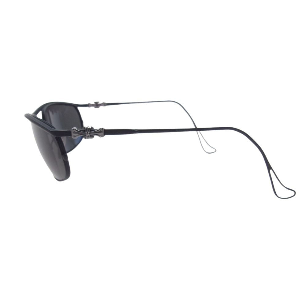CHROME HEARTS クロムハーツ（原本無） INSTAOUNCE CHクロステンプル サングラス アイウェア 眼鏡  ブラック系 62□19-140【中古】