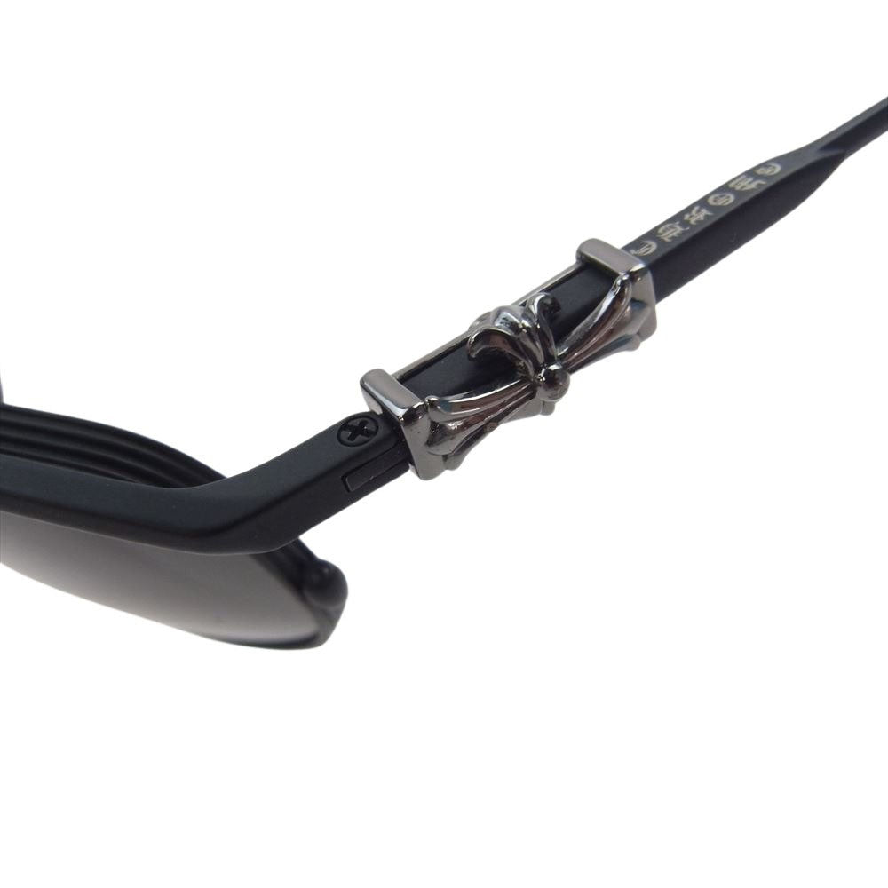 CHROME HEARTS クロムハーツ（原本無） INSTAOUNCE CHクロステンプル サングラス アイウェア 眼鏡  ブラック系 62□19-140【中古】