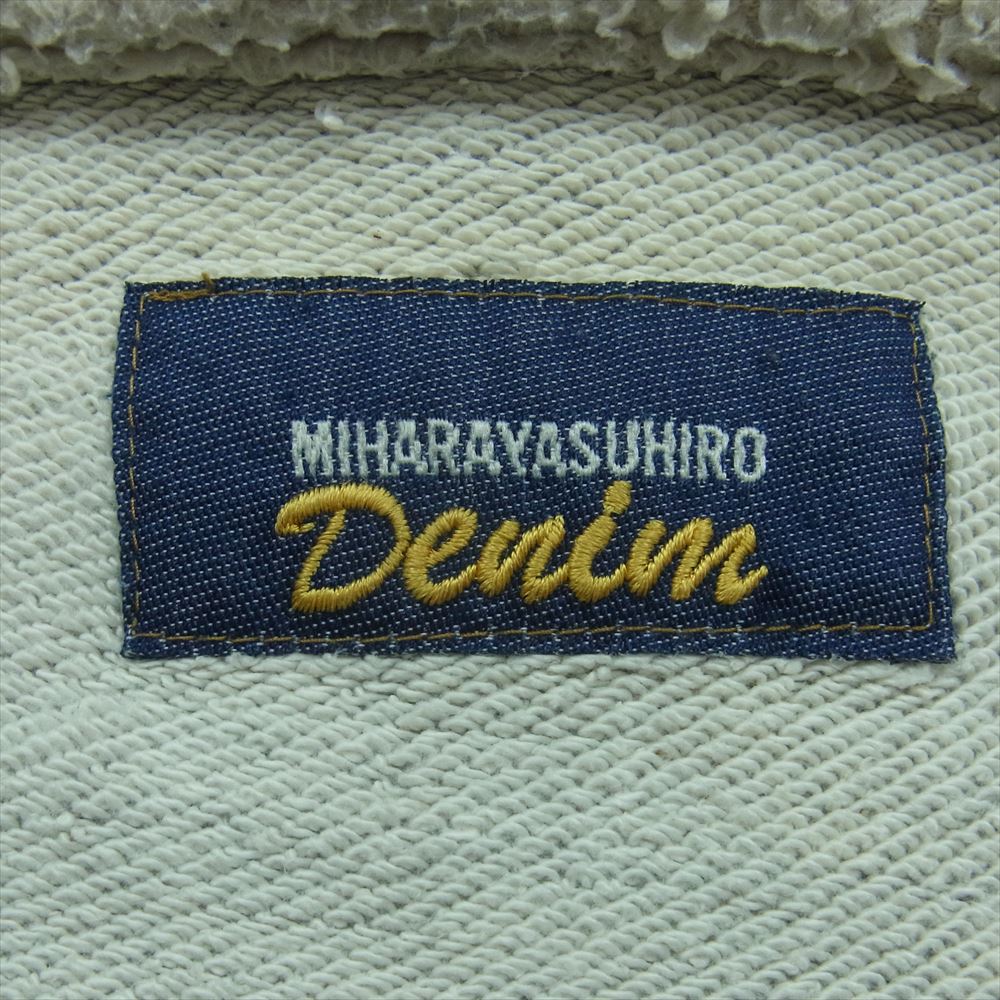MIHARA YASUHIRO ミハラヤスヒロ フルジップ スウェット パーカー コットン ポリエステル 日本製 グレー系 46【中古】