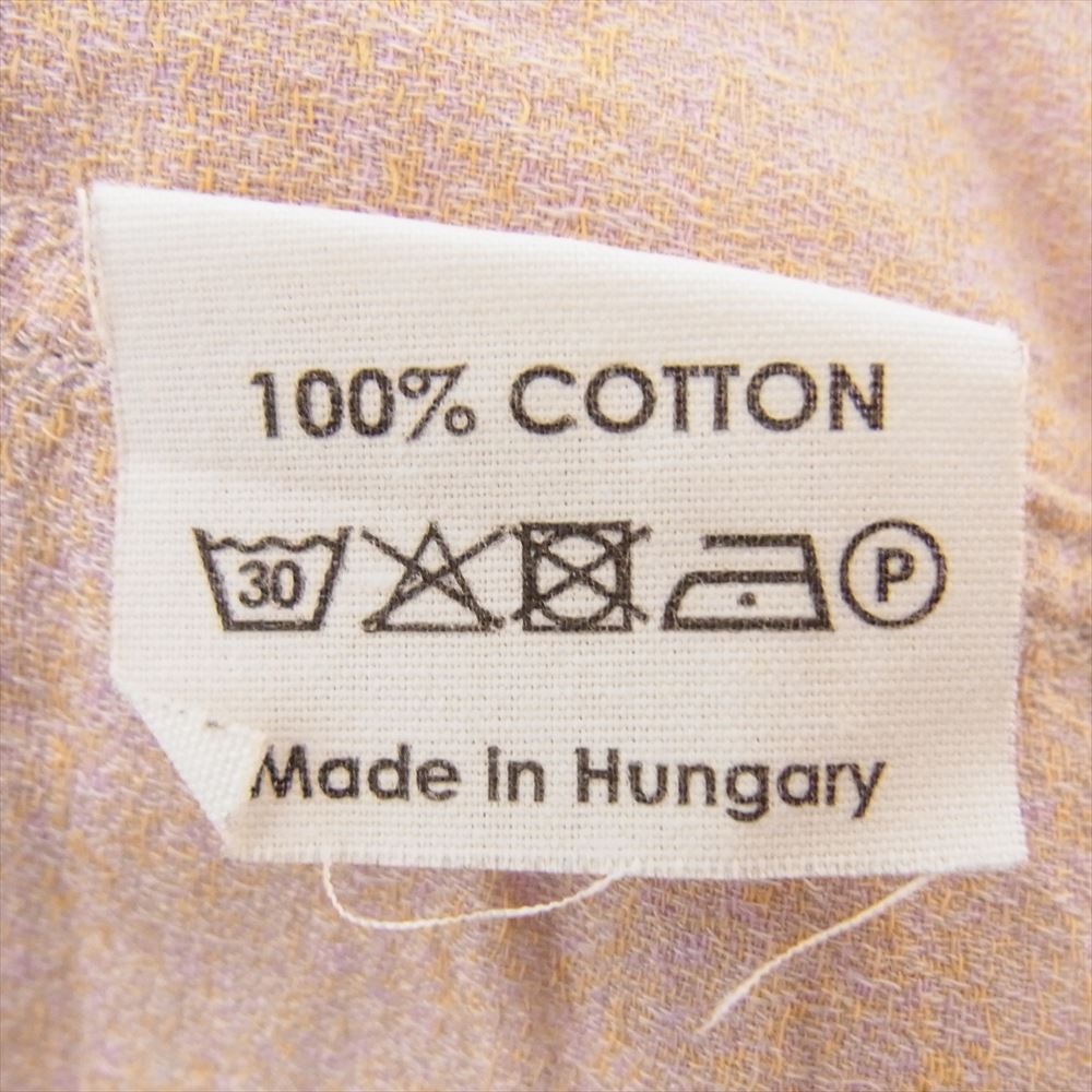 DRIES VAN NOTEN ドリスヴァンノッテン BD ボタンダウン 半袖 シャツ ピンク系 48【中古】