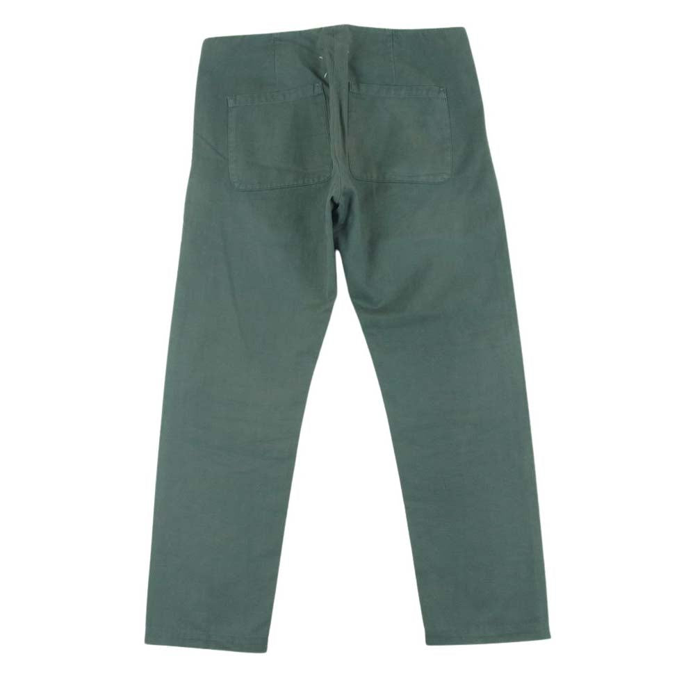 MAISON MARTIN MARGIELA メゾンマルタンマルジェラ S50KA0249 S40294 マックイーン パンツ ルーマニア製 グレー系 緑がかったグレー系 46【中古】