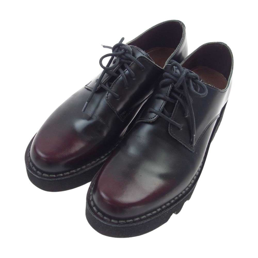 ソフィードール FRANK Vibram ビブラムソール レザー シューズ ダークブラウン系 40.5【中古】