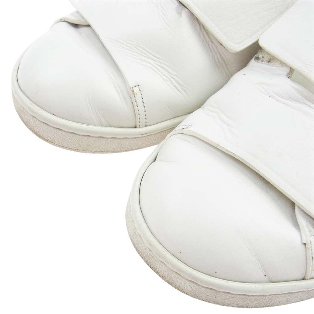 ACNE STUDIOS アクネストゥディオズ Triple Lo ロゴ ベルクロ スニーカー ホワイト系 41【中古】