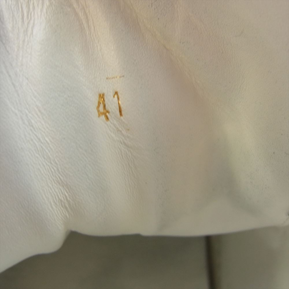 ACNE STUDIOS アクネストゥディオズ Triple Lo ロゴ ベルクロ スニーカー ホワイト系 41【中古】