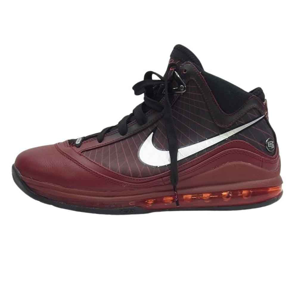 NIKE ナイキ LEBRON 7 QS レブロン ハイカット スニーカー ブラック系 レッド系 27.5cm【極上美品】【中古】