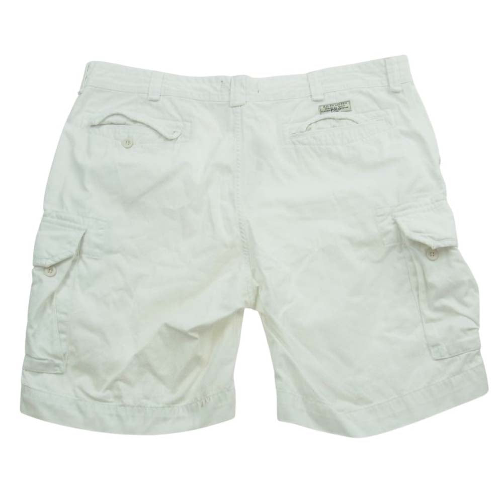 POLO RALPH LAUREN ポロ・ラルフローレン 6ポケット カーゴ ショーツ 白系 ホワイト系 44B【中古】