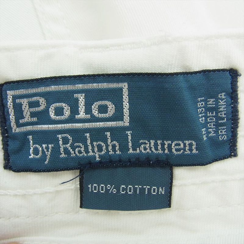 POLO RALPH LAUREN ポロ・ラルフローレン 6ポケット カーゴ ショーツ 白系 ホワイト系 44B【中古】