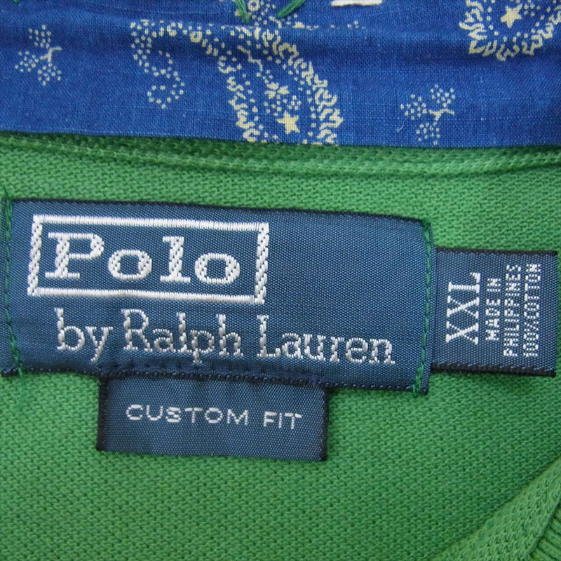 polo ポロラルフローレン ネイティブ柄 ポロシャツ　ビンテージ POLO RALPH LAUREN - 【美品】80s ポロ ラルフローレン