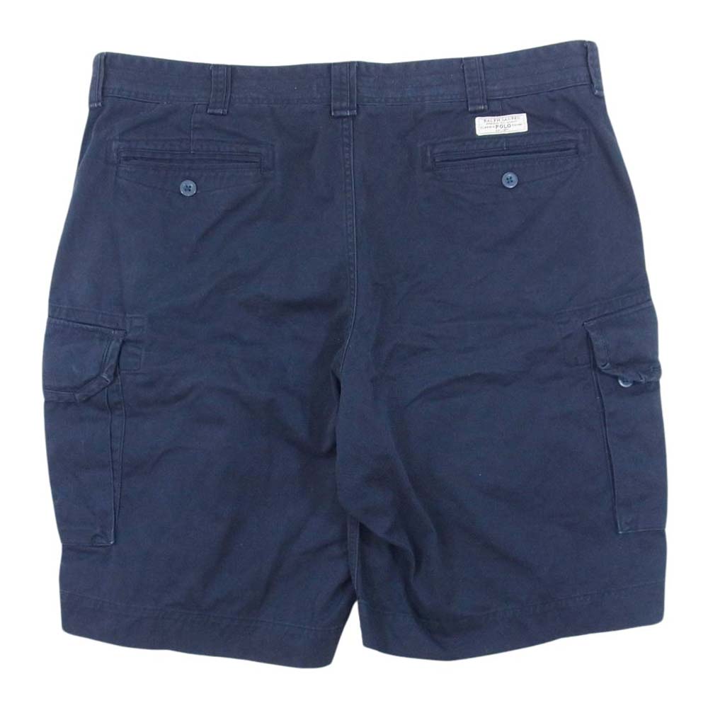 POLO RALPH LAUREN ポロ・ラルフローレン 6ポケット カーゴ ショーツ ネイビー系 44T【中古】