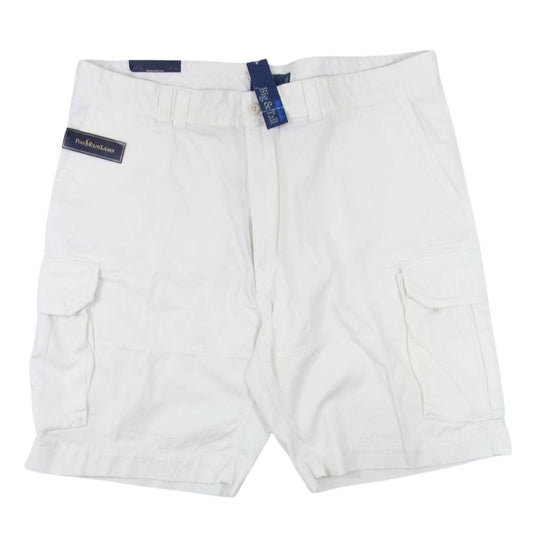 POLO RALPH LAUREN ポロ・ラルフローレン big&tall 6ポケット カーゴ ショーツ 白系 ホワイト系 44B【極上美品】【中古】